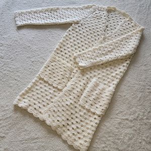 Vintage handmade crochet cardigan